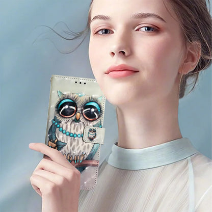 For Samsung Galaxy A06 Leather Case YB Pattern Printing Leather Series-2 Pattern Printing Wallet Stand Cover
