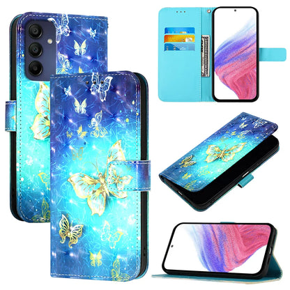 For Samsung Galaxy A16 5G Leather Case YB Pattern Printing Leather Series-2 Pattern Printing Wallet Stand Cover