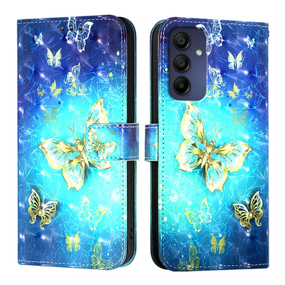 For Samsung Galaxy A16 5G Leather Case YB Pattern Printing Leather Series-2 Pattern Printing Wallet Stand Cover