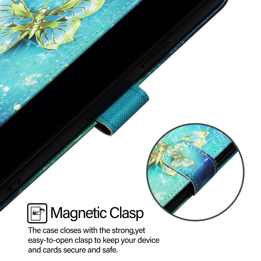 For Samsung Galaxy A16 5G Leather Case YB Pattern Printing Leather Series-2 Pattern Printing Wallet Stand Cover