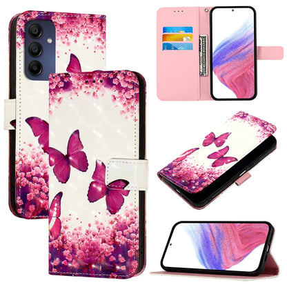 For Samsung Galaxy A16 5G Leather Case YB Pattern Printing Leather Series-2 Pattern Printing Wallet Stand Cover