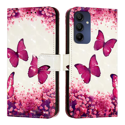For Samsung Galaxy A16 5G Leather Case YB Pattern Printing Leather Series-2 Pattern Printing Wallet Stand Cover