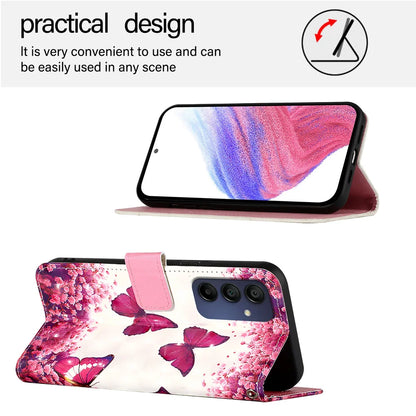 For Samsung Galaxy A16 5G Leather Case YB Pattern Printing Leather Series-2 Pattern Printing Wallet Stand Cover