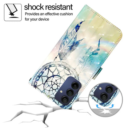 For Samsung Galaxy A16 5G Leather Case YB Pattern Printing Leather Series-2 Pattern Printing Wallet Stand Cover