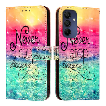For Samsung Galaxy A16 5G Leather Case YB Pattern Printing Leather Series-2 Pattern Printing Wallet Stand Cover