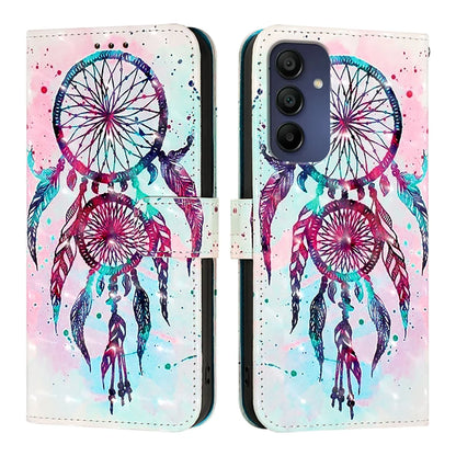 For Samsung Galaxy A16 5G Leather Case YB Pattern Printing Leather Series-2 Pattern Printing Wallet Stand Cover