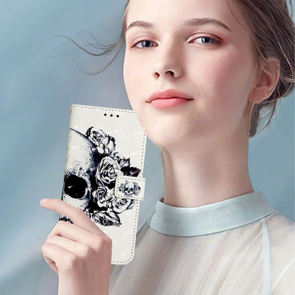 For Samsung Galaxy A16 5G Leather Case YB Pattern Printing Leather Series-2 Pattern Printing Wallet Stand Cover