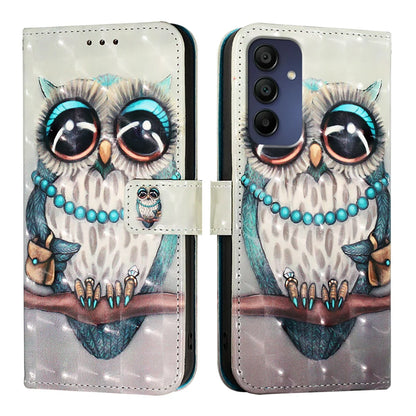 For Samsung Galaxy A16 5G Leather Case YB Pattern Printing Leather Series-2 Pattern Printing Wallet Stand Cover