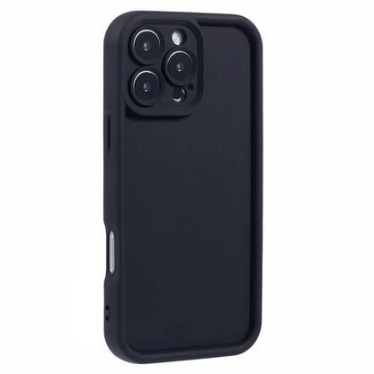For iPhone 16 Pro Case Grooved Design TPU Anti-Slip Phone Cover