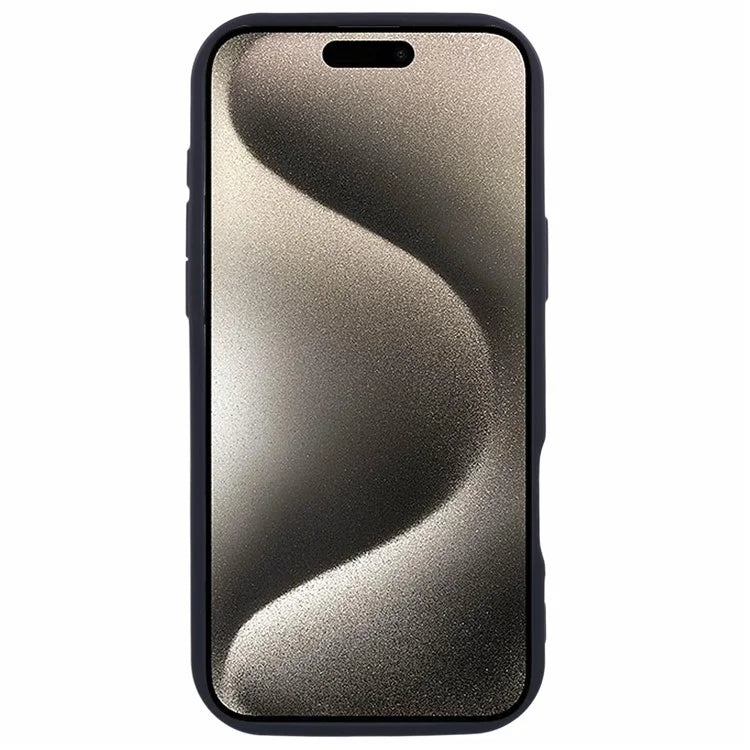 For iPhone 16 Pro Case Grooved Design TPU Anti-Slip Phone Cover