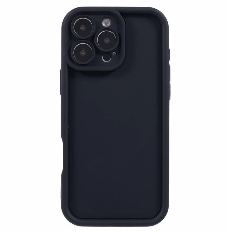 For iPhone 16 Pro Case Grooved Design TPU Anti-Slip Phone Cover