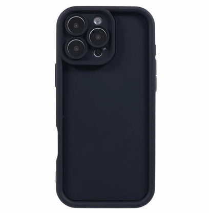 For iPhone 16 Pro Case Grooved Design TPU Anti-Slip Phone Cover