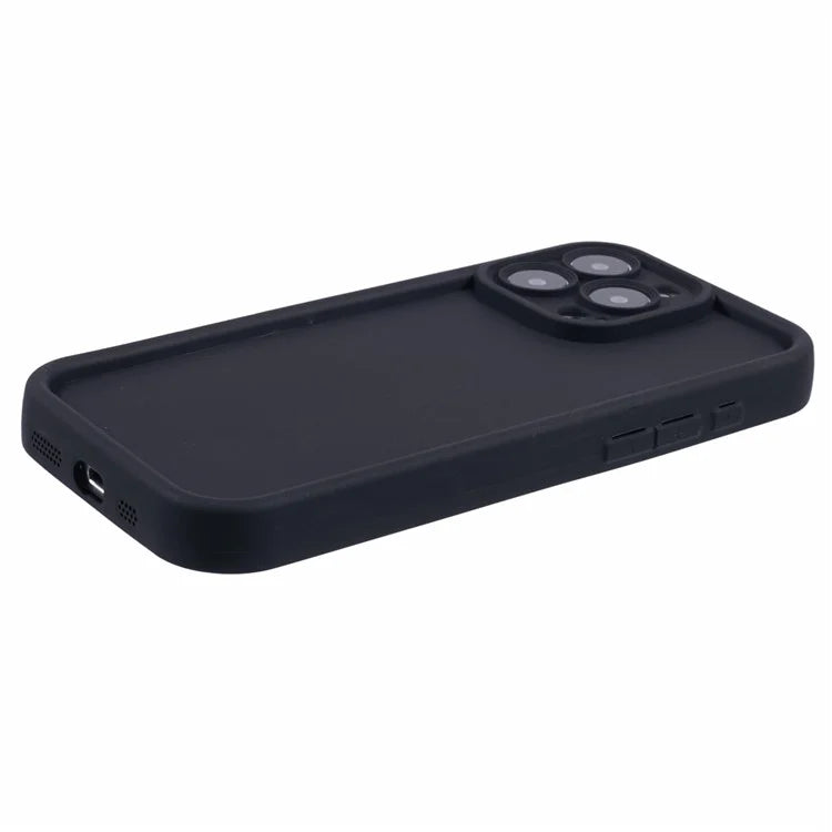For iPhone 16 Pro Case Grooved Design TPU Anti-Slip Phone Cover