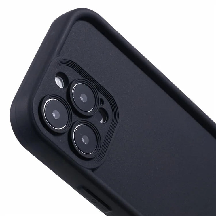For iPhone 16 Pro Case Grooved Design TPU Anti-Slip Phone Cover