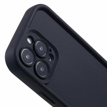 For iPhone 16 Pro Case Grooved Design TPU Anti-Slip Phone Cover
