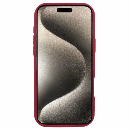 For iPhone 16 Pro Case Grooved Design TPU Anti-Slip Phone Cover