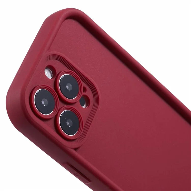 For iPhone 16 Pro Case Grooved Design TPU Anti-Slip Phone Cover