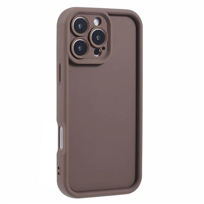 For iPhone 16 Pro Case Grooved Design TPU Anti-Slip Phone Cover