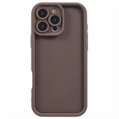 For iPhone 16 Pro Case Grooved Design TPU Anti-Slip Phone Cover