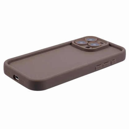 For iPhone 16 Pro Case Grooved Design TPU Anti-Slip Phone Cover