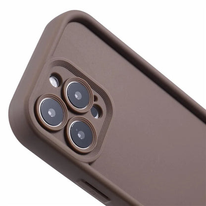 For iPhone 16 Pro Case Grooved Design TPU Anti-Slip Phone Cover