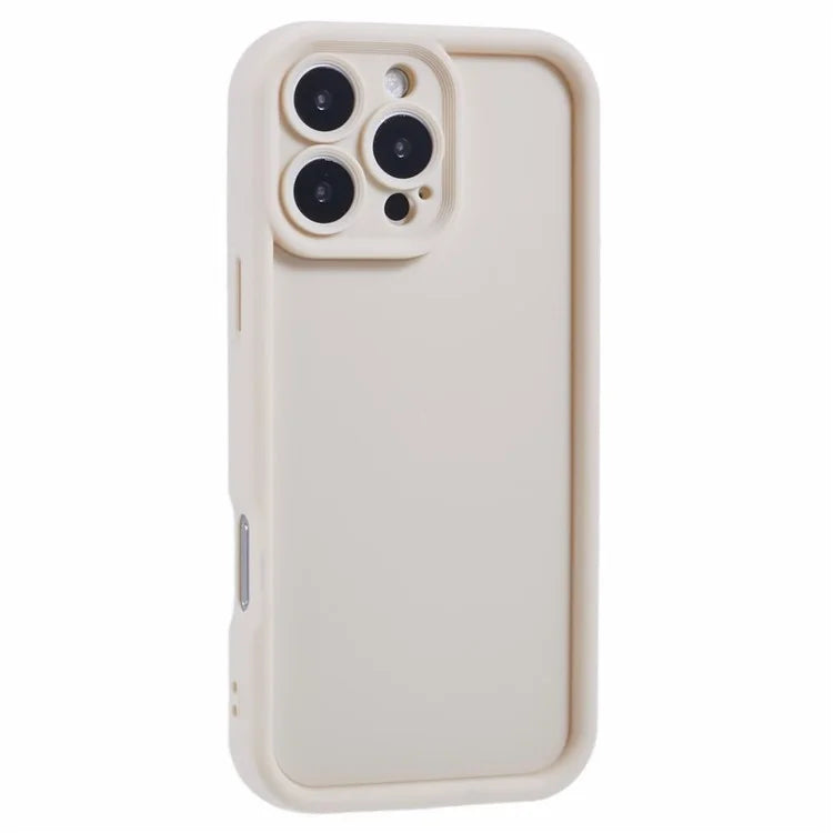 For iPhone 16 Pro Case Grooved Design TPU Anti-Slip Phone Cover