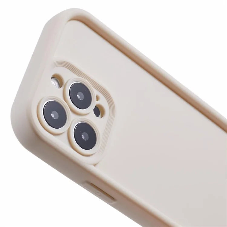 For iPhone 16 Pro Case Grooved Design TPU Anti-Slip Phone Cover