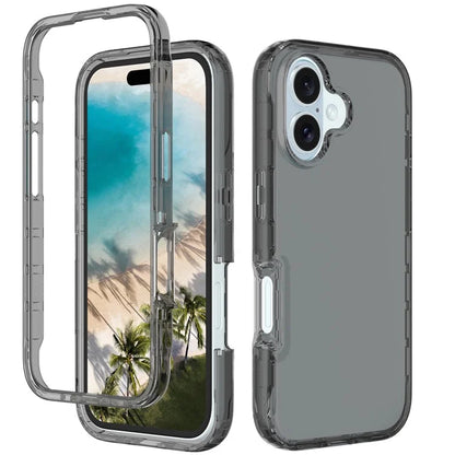 For iPhone 16 Plus Case Shockproof TPU+PC Hybrid Phone Cover