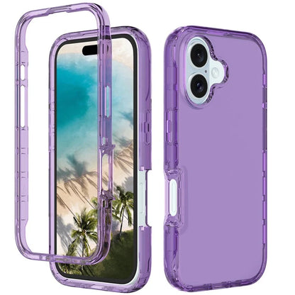 For iPhone 16 Case Shockproof TPU+PC Hybrid Phone Cover
