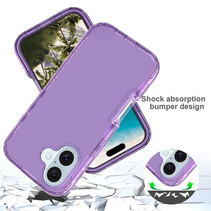 For iPhone 16 Case Shockproof TPU+PC Hybrid Phone Cover