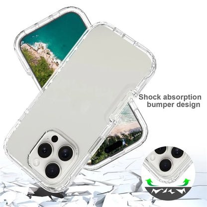 For iPhone 16 Pro Case Shockproof TPU+PC Hybrid Phone Cover