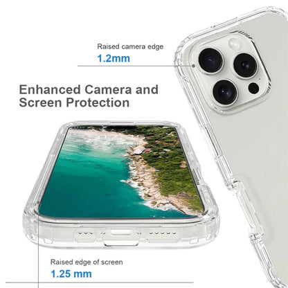 For iPhone 16 Pro Case Shockproof TPU+PC Hybrid Phone Cover