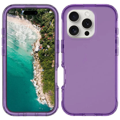 For iPhone 16 Pro Case Shockproof TPU+PC Hybrid Phone Cover