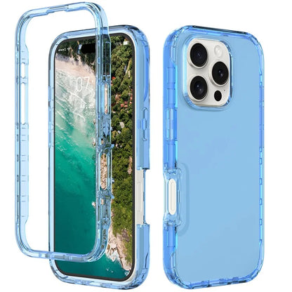 For iPhone 16 Pro Case Shockproof TPU+PC Hybrid Phone Cover