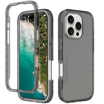 For iPhone 16 Pro Max Case Shockproof TPU+PC Hybrid Phone Cover