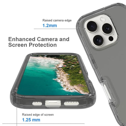 For iPhone 16 Pro Max Case Shockproof TPU+PC Hybrid Phone Cover