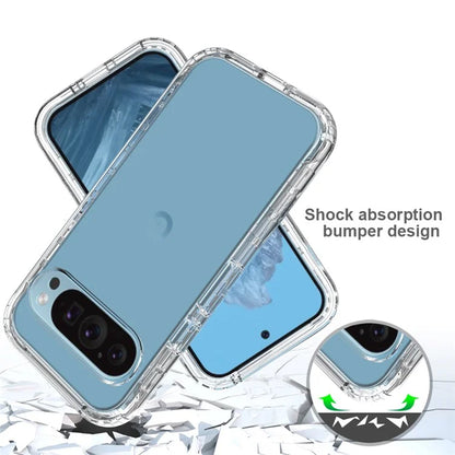 For Google Pixel 9 / 9 Pro Case TPU+PC Full Protection Shockproof Phone Cover with PET Screen Guard