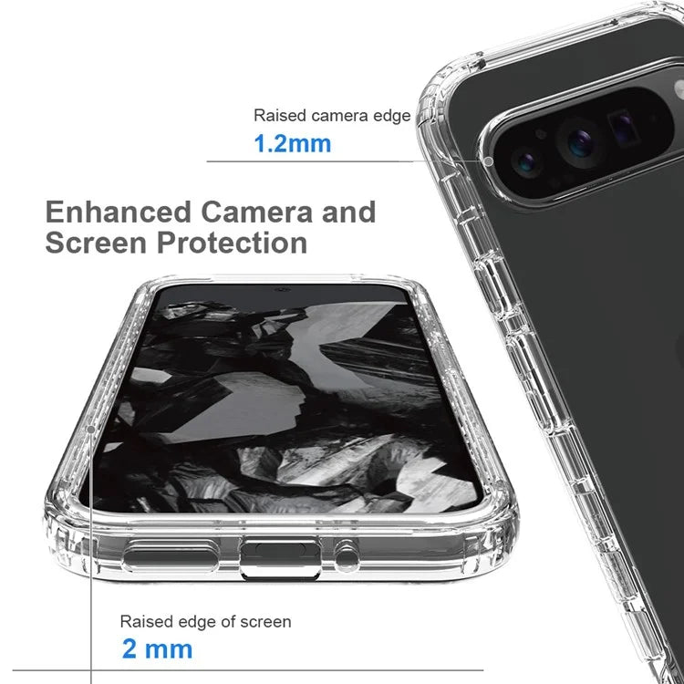 For Google Pixel 9 Pro XL Case Shockproof TPU+PC Hybrid Phone Cover