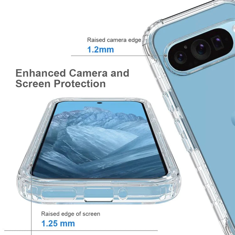 For Google Pixel 9 / 9 Pro Case Shockproof TPU+PC Hybrid Phone Cover