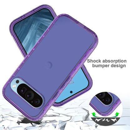 For Google Pixel 9 / 9 Pro Case Shockproof TPU+PC Hybrid Phone Cover