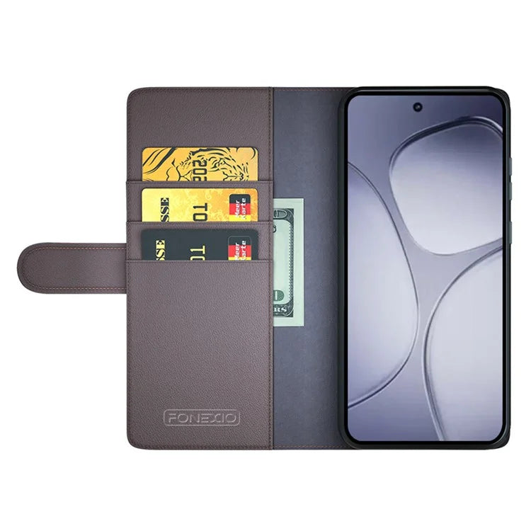 For Xiaomi Redmi K70 Ultra Case Genuine Split Leather Phone Cover Wallet Card Slot