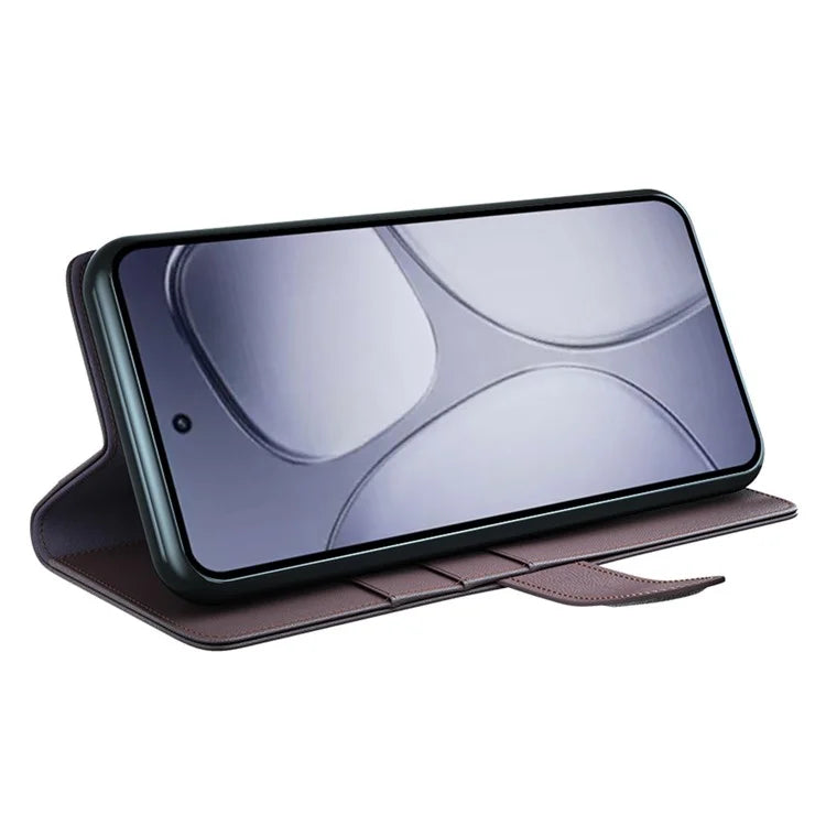 For Xiaomi Redmi K70 Ultra Case Genuine Split Leather Phone Cover Wallet Card Slot
