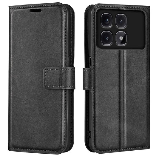 For Xiaomi Redmi K70 Ultra Stand Case Anti-Scratch Calf Texture Leather Phone Cover
