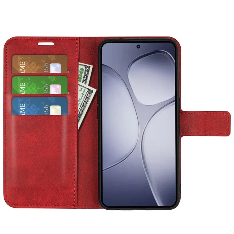 For Xiaomi Redmi K70 Ultra Stand Case Anti-Scratch Calf Texture Leather Phone Cover