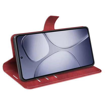 For Xiaomi Redmi K70 Ultra Stand Case Anti-Scratch Calf Texture Leather Phone Cover
