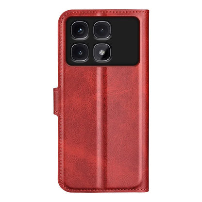 For Xiaomi Redmi K70 Ultra Stand Case Anti-Scratch Calf Texture Leather Phone Cover