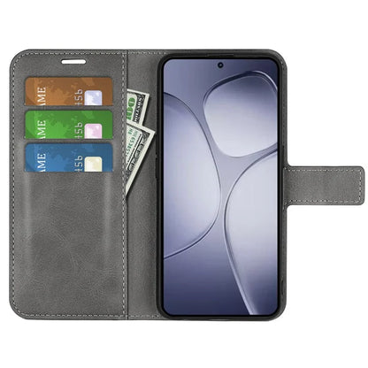 For Xiaomi Redmi K70 Ultra Stand Case Anti-Scratch Calf Texture Leather Phone Cover