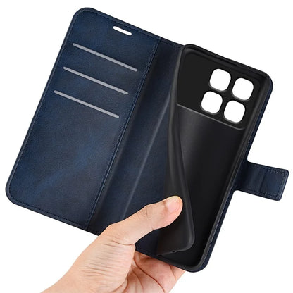 For Xiaomi Redmi K70 Ultra Stand Case Anti-Scratch Calf Texture Leather Phone Cover