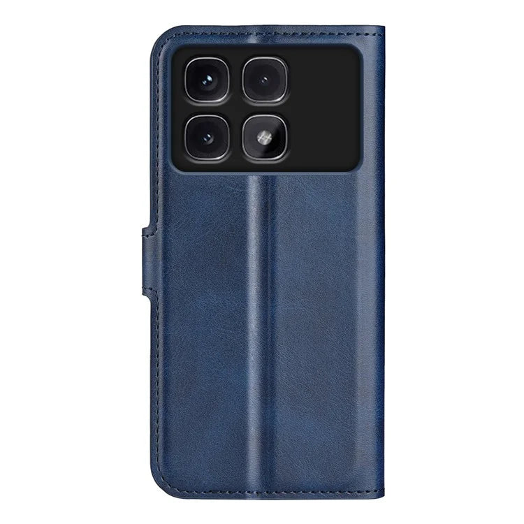 For Xiaomi Redmi K70 Ultra Stand Case Anti-Scratch Calf Texture Leather Phone Cover