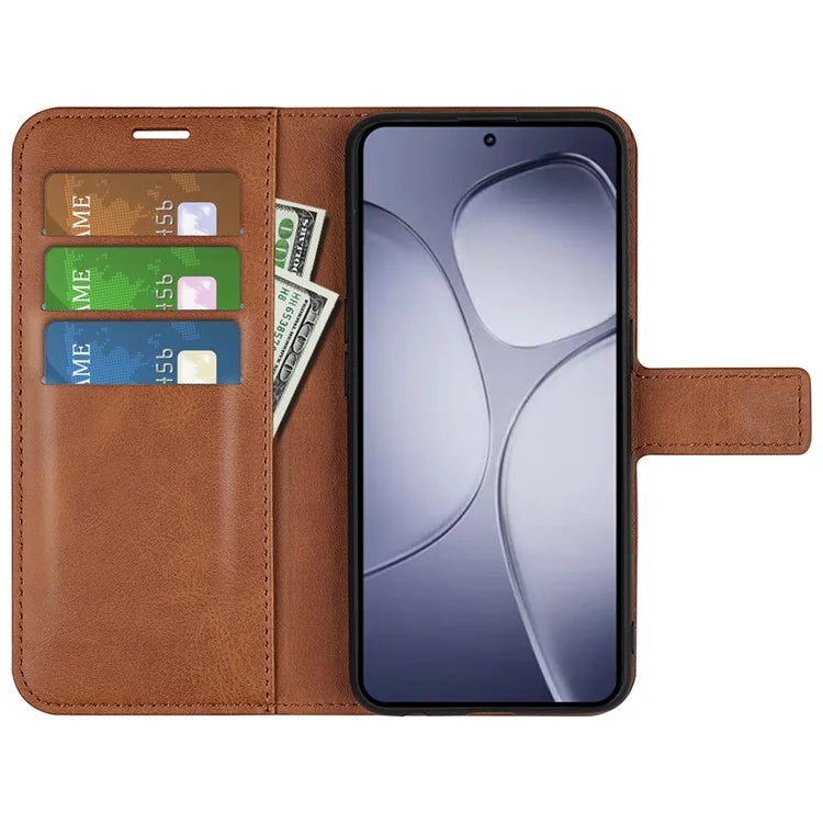 For Xiaomi Redmi K70 Ultra Stand Case Anti-Scratch Calf Texture Leather Phone Cover